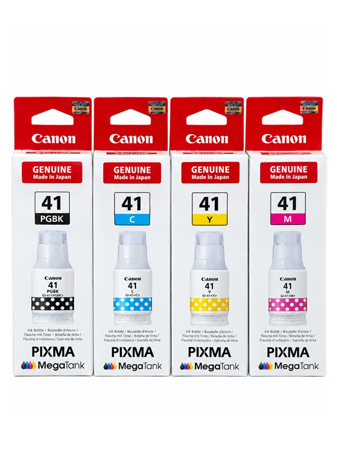Compare GI41 All Colors Bottle Ink Cartridge Pack Of 4 Multicolour at KSA Price