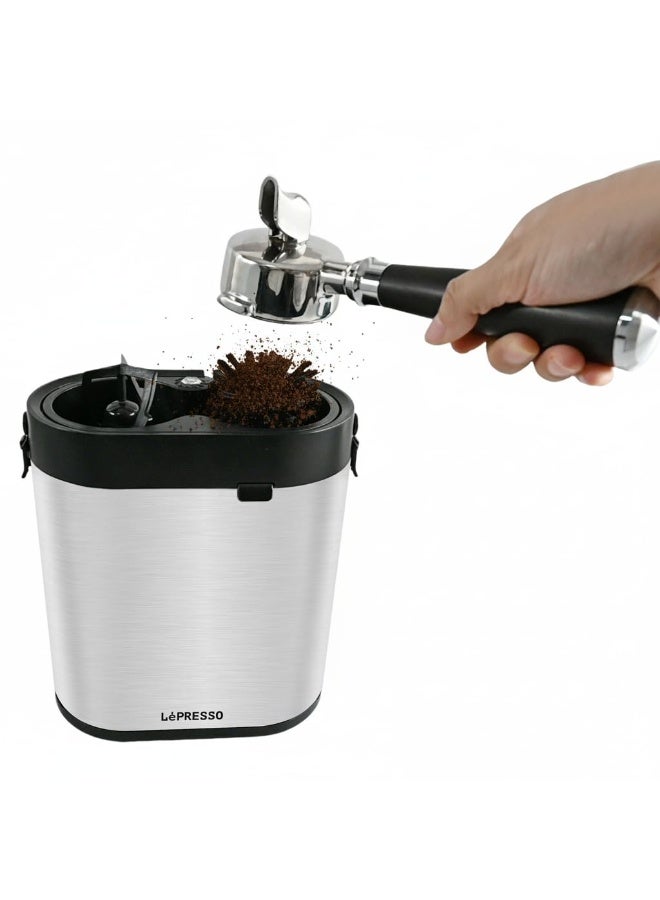 Compare Electric Portafilter Cleaner Machine, Sterilix 51 & 58mm Commercial Portafilter Cleaner, Automatic Portafilter Cleaning Machine, Knock Box, Detachable Design, Spiral Scraper & Brush at KSA Price