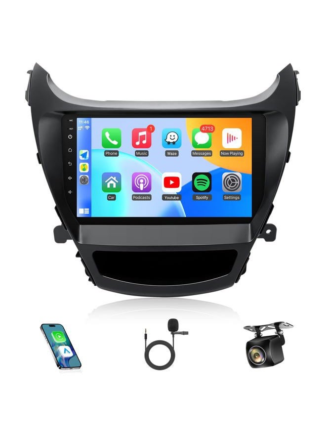 Compare Android Car Stereo for Hyundai Elantra 2014 2015 2016 Radio, 9inch Touch Screen for Hyundai Elantra Stereo with CarPlay Android Auto Bluetooth FM GPS WiFi Camera Mirrorlink SWC+MIC at KSA Price