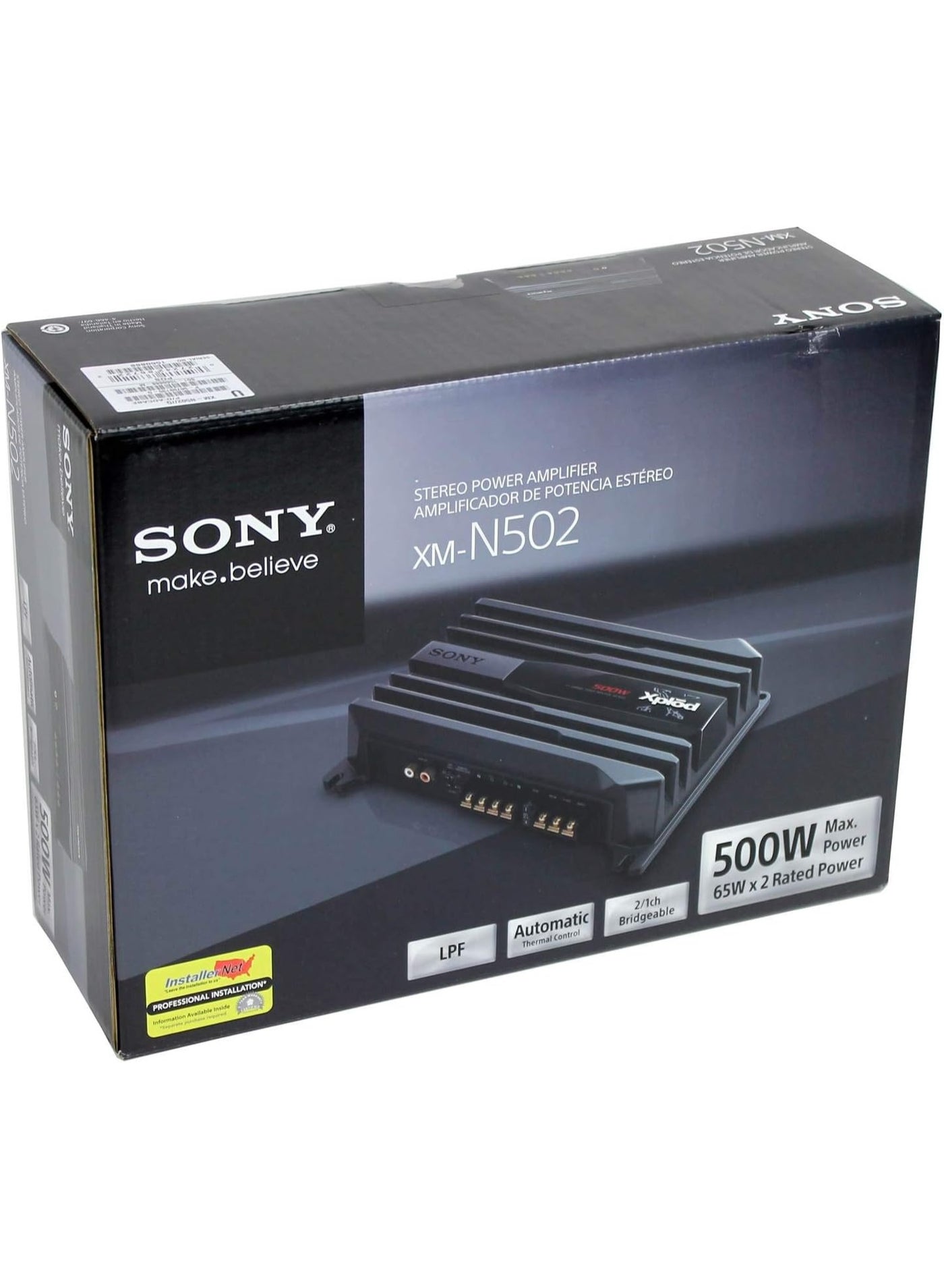 Compare Sony XMN502 – 2Channel Car Stereo Audio Amplifier – 65W RMS x2, 500W Peak Power at KSA Price