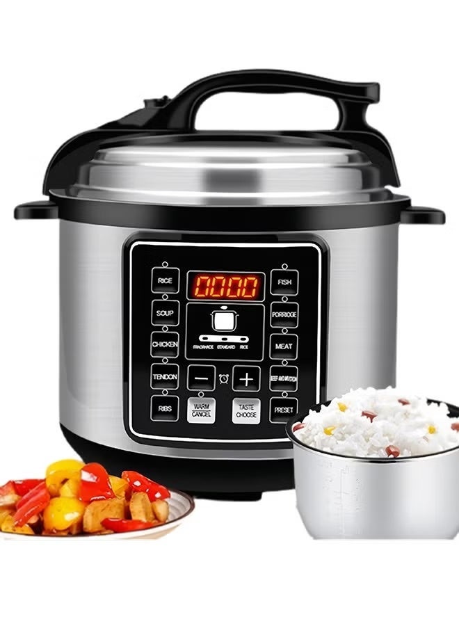 Compare 10 In 1 Electric Pressure Cooker Instant Programmable Smart Pot 1050 Watts Rice Cooker, 6 Liters, 10 Smart Programs Black MES6817 at KSA Price