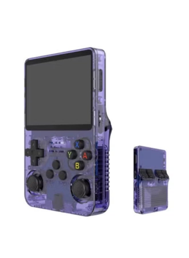 Compare Handheld Gaming Console with 3.3Inch IPS Display, 64GB Storage, BuiltIn Classic Games Collection, Rechargeable Battery, Portable Video Game Player with Dual Joysticks, Purple at KSA Price