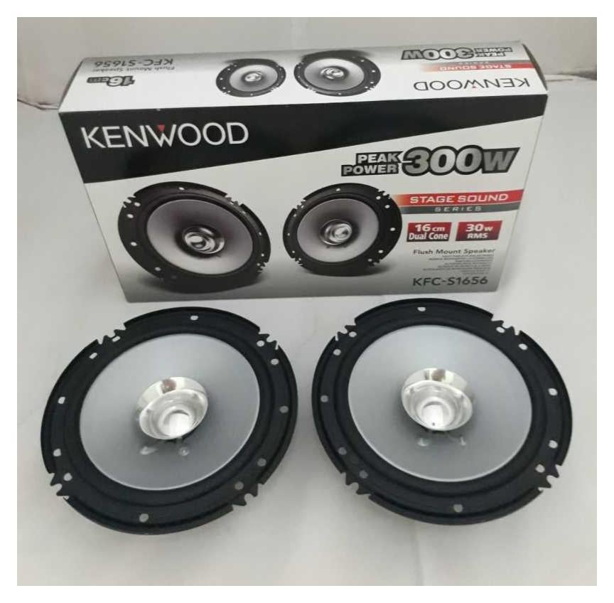 Compare Speaker Flush Mount KFCS1656 Peak Power 300W 30W RMS 16cm Dual Cone at KSA Price