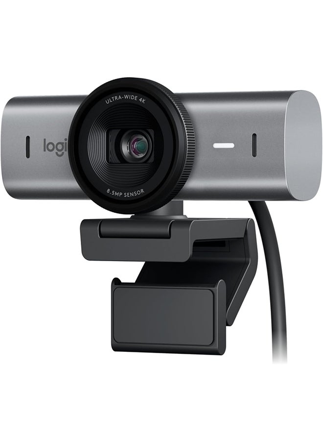 Compare MX Brio Ultra HD 4K Collaboration and Streaming Webcam, 1080p at 60 FPS, Dual Noise Reducing Mics, Show Mode, USBC, Webcam Cover, Works with Microsoft Teams, Zoom, Google Meet Graphite at KSA Price