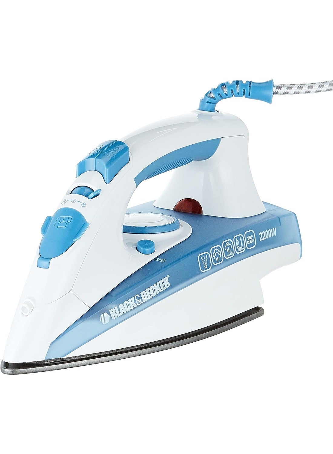 Steam Iron, Non-Stick Soleplate, Vertical Steam Function,…