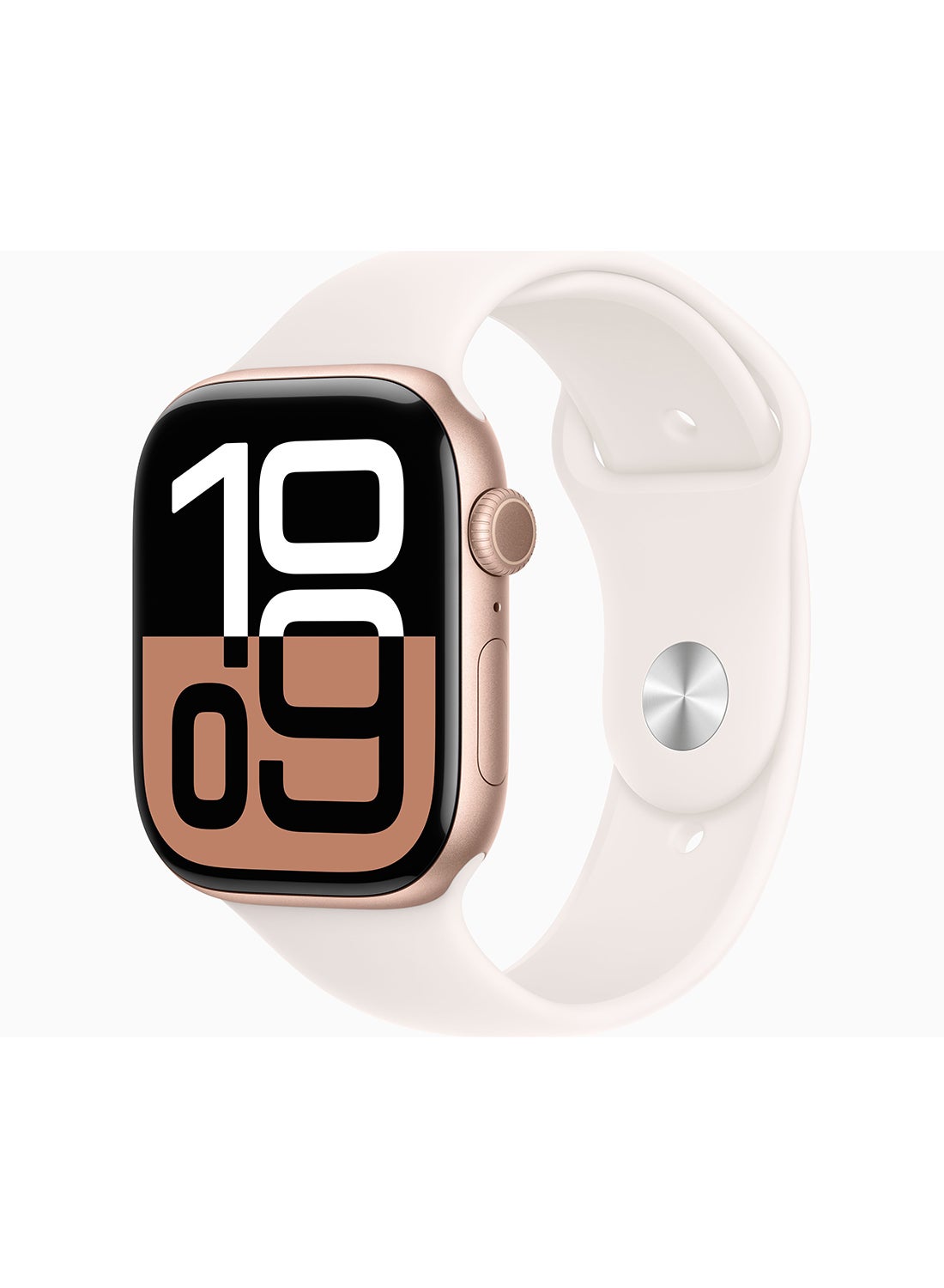 Compare Watch Series 10 GPS + Cellular 46mm Rose Gold Aluminium Case With Light Blush Sport Band at KSA Price