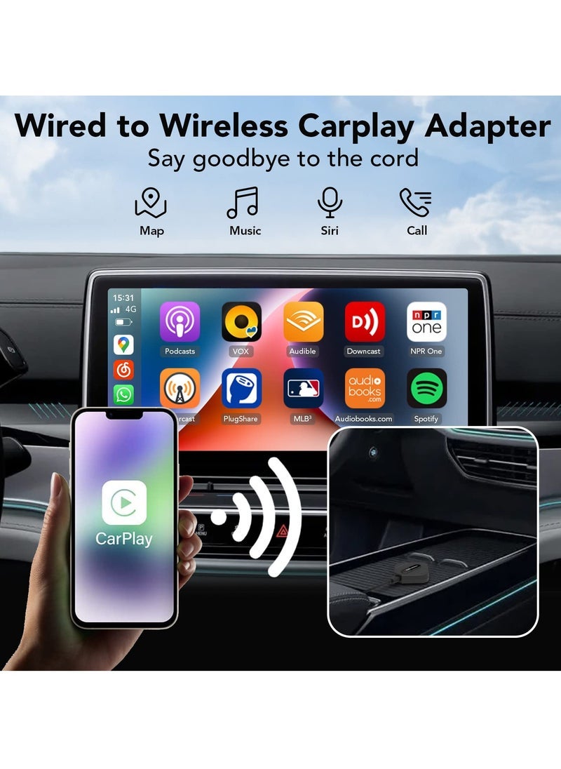 2023 Upgrade Carplay Wireless Adapter, Wireless Carplay…
