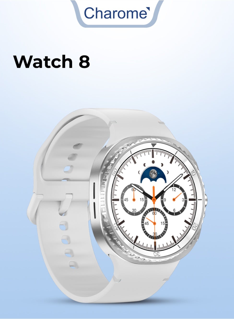 Compare Charome Smart Watch8 Classic – 1.43 TFT Display, Bluetooth Calling, Wireless Charging, 3ATM Waterproof – White at KSA Price
