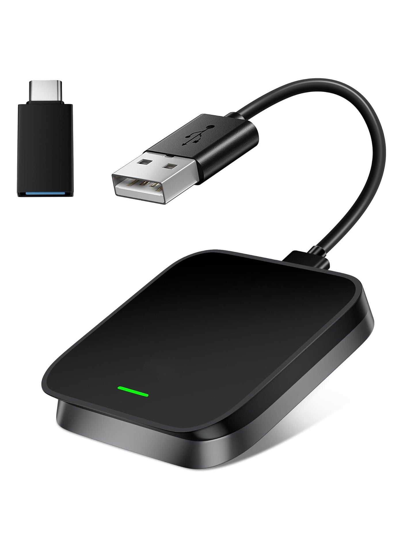 Compare Wireless Smart Carplay Adapter, Smart Car Box，Wireless Carplay Adapter, Convert Factory Wired to Wireless Dongle Cars for iPhone , Plug & Play, 5GHz WiFi & Bluetooth 5.3, for iOS 10+ & Android 11+ at KSA Price