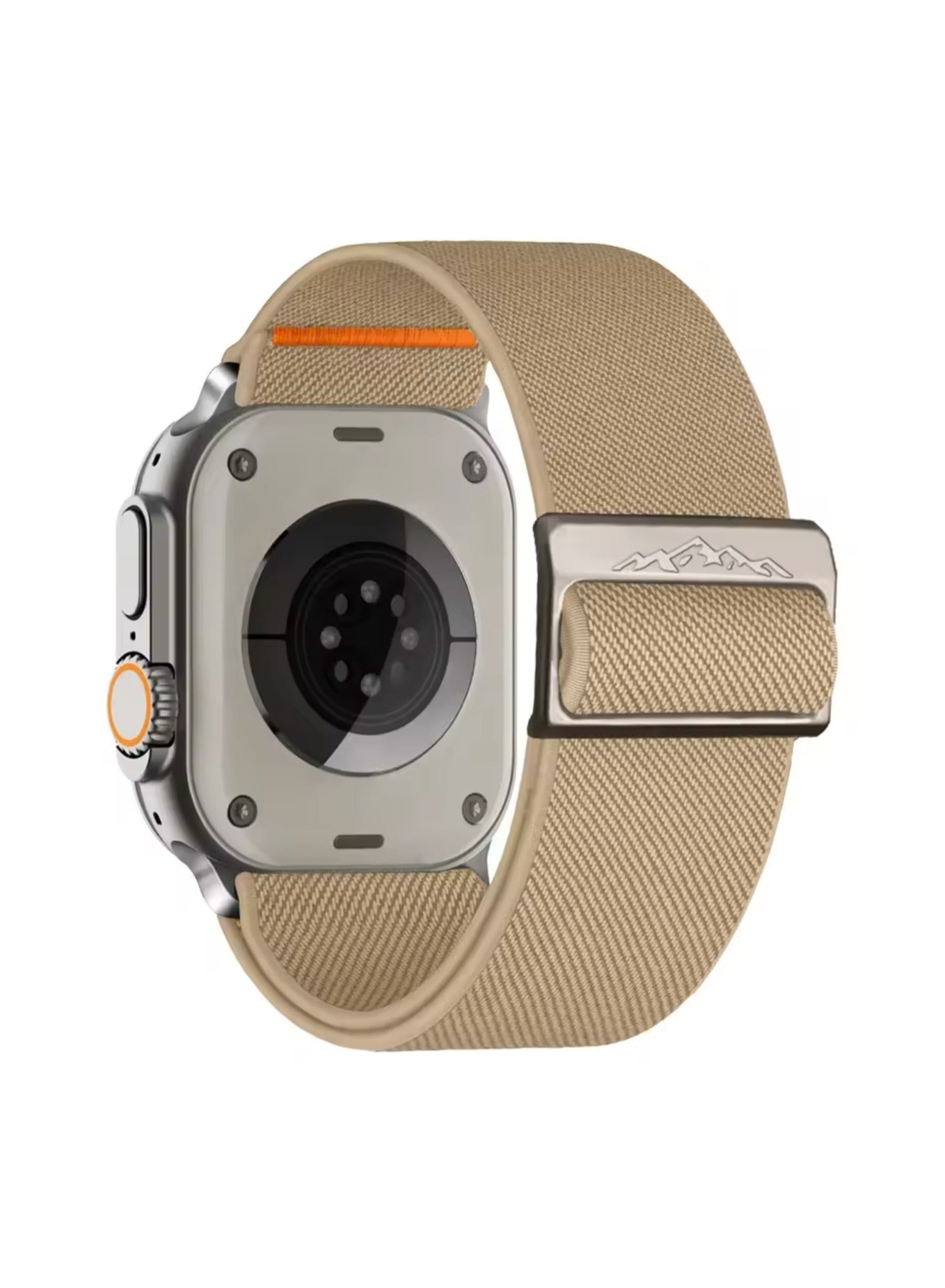 Compare Elastic Nylon Solo Loop Band for Apple Watch 42444549mm, Compatible with All Series Series 987654SE321, Wide Replacement Strap for Men and Women t Strap for Men and Women  Apple Watch band, elastic nylon strap at KSA Price