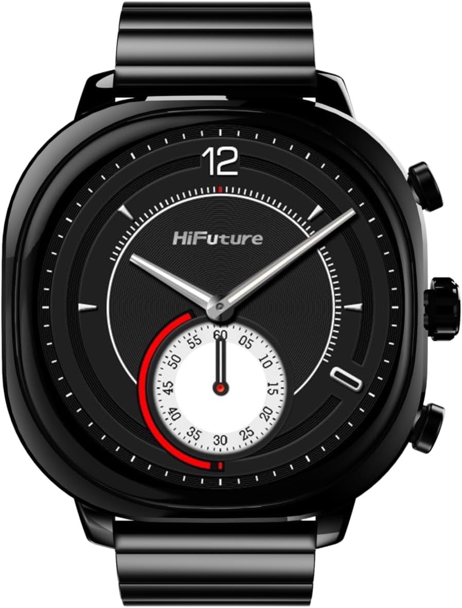HiFuture AIX Stainless Steel Smartwatch with 1.43