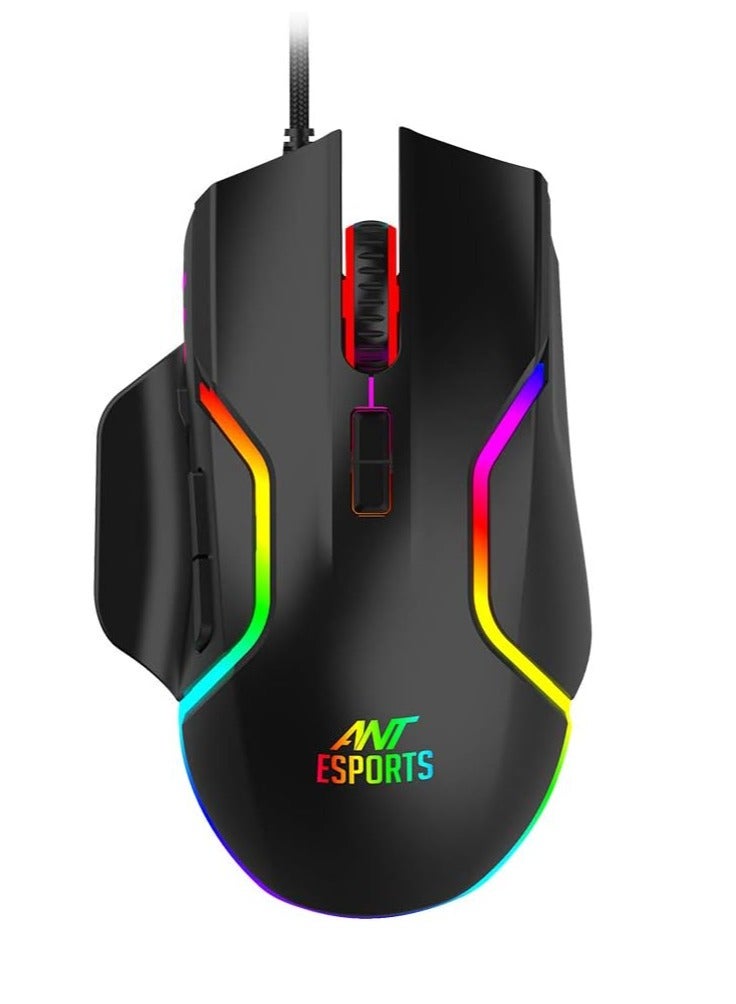 GM320 RGB Optical Wired Gaming Mouse | Ambidextrous…
