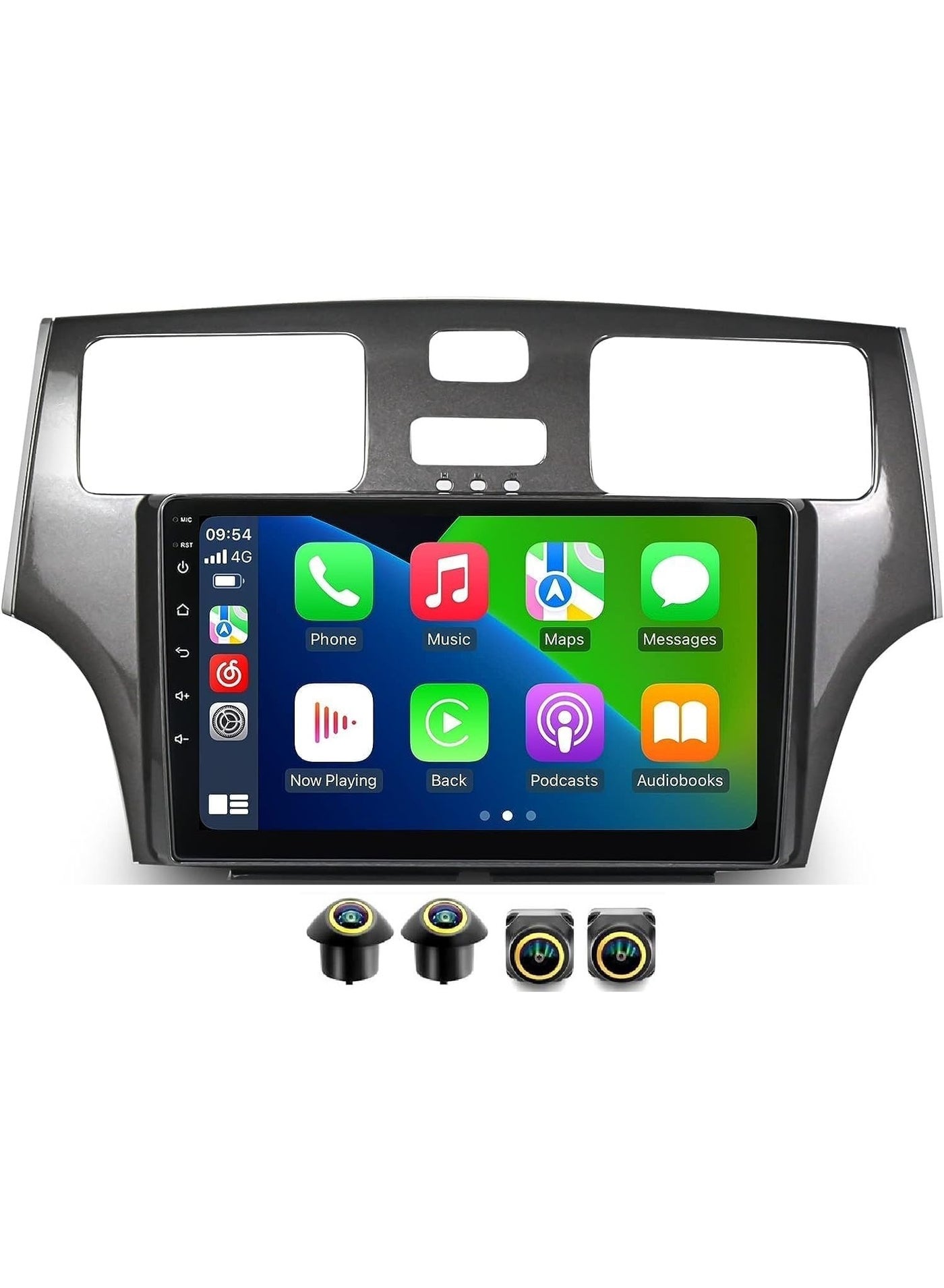 Compare Android Car Stereo for Lexus ES250 ES300 ES330 20012006 4GB RAM 64GB ROM Support Carplay, MLink WiFi BT, Radio GPS, 9 Inch IPS.QLED, Screen with 360D Camera Included at KSA Price
