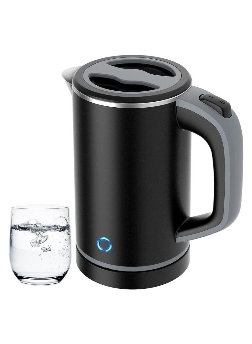 Small Electric Kettle, Travel Mini Hot Water Boiler…