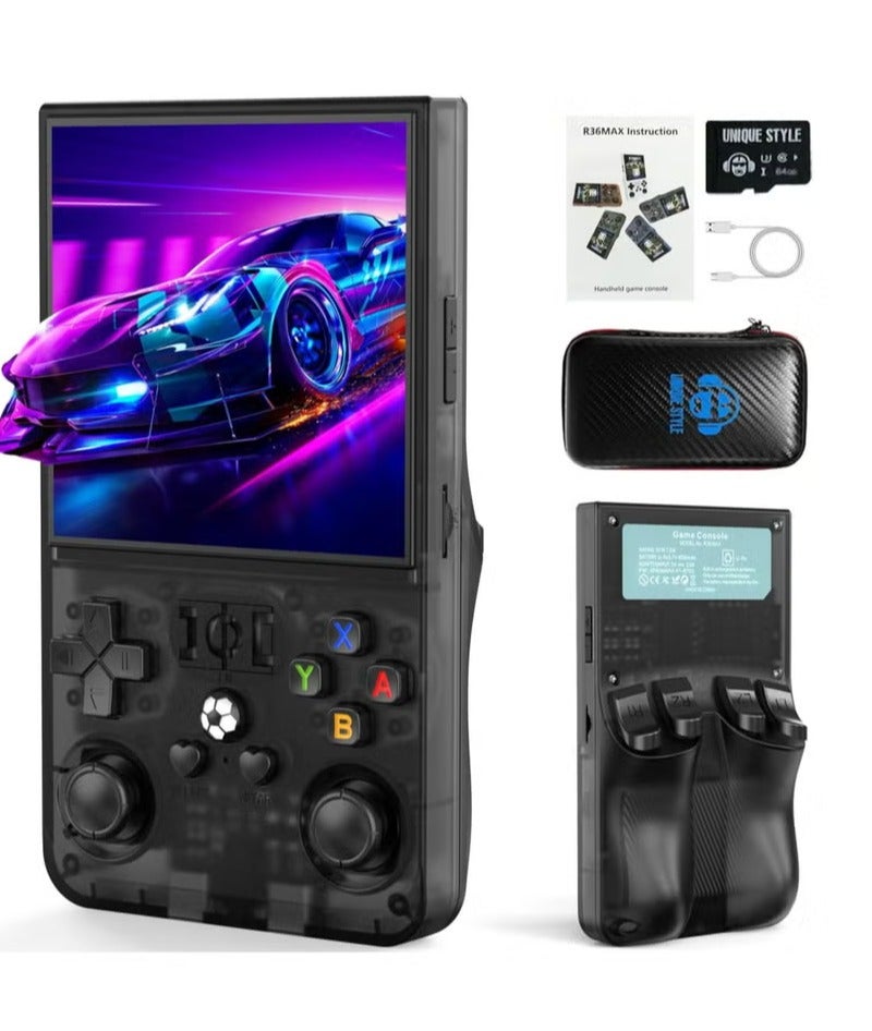 R36MAX Retro Handheld Game Console with 4.0” IPS HD…