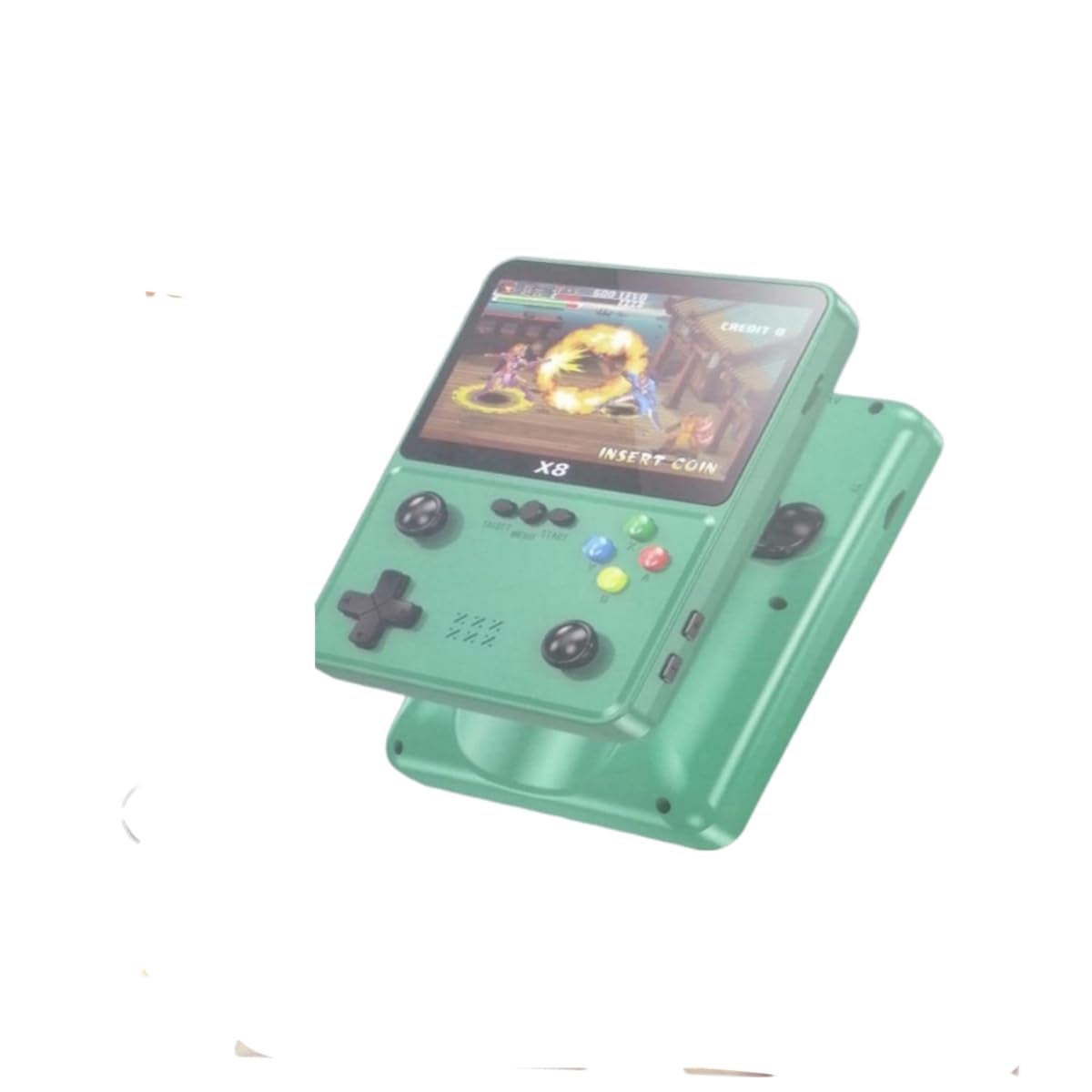 Compare X8 Portable Retro Gaming Console Preloaded 10,000+ Games, 3.5 IPS OCA Full Laminated HD Screen, 11 Emulators Supported, Handheld Console for Kids & Adults, Green Game Console, Gaming Accessories at KSA Price