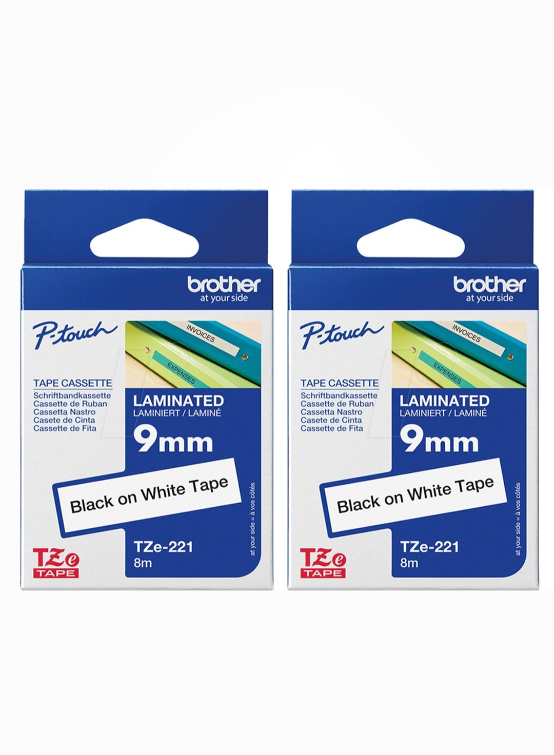 Laminated Tape for P-Touch Labelers, 8m x…