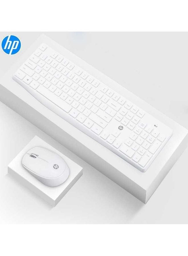 CS10 White Wireless Keyboard and Mouse Combo, 2.4…