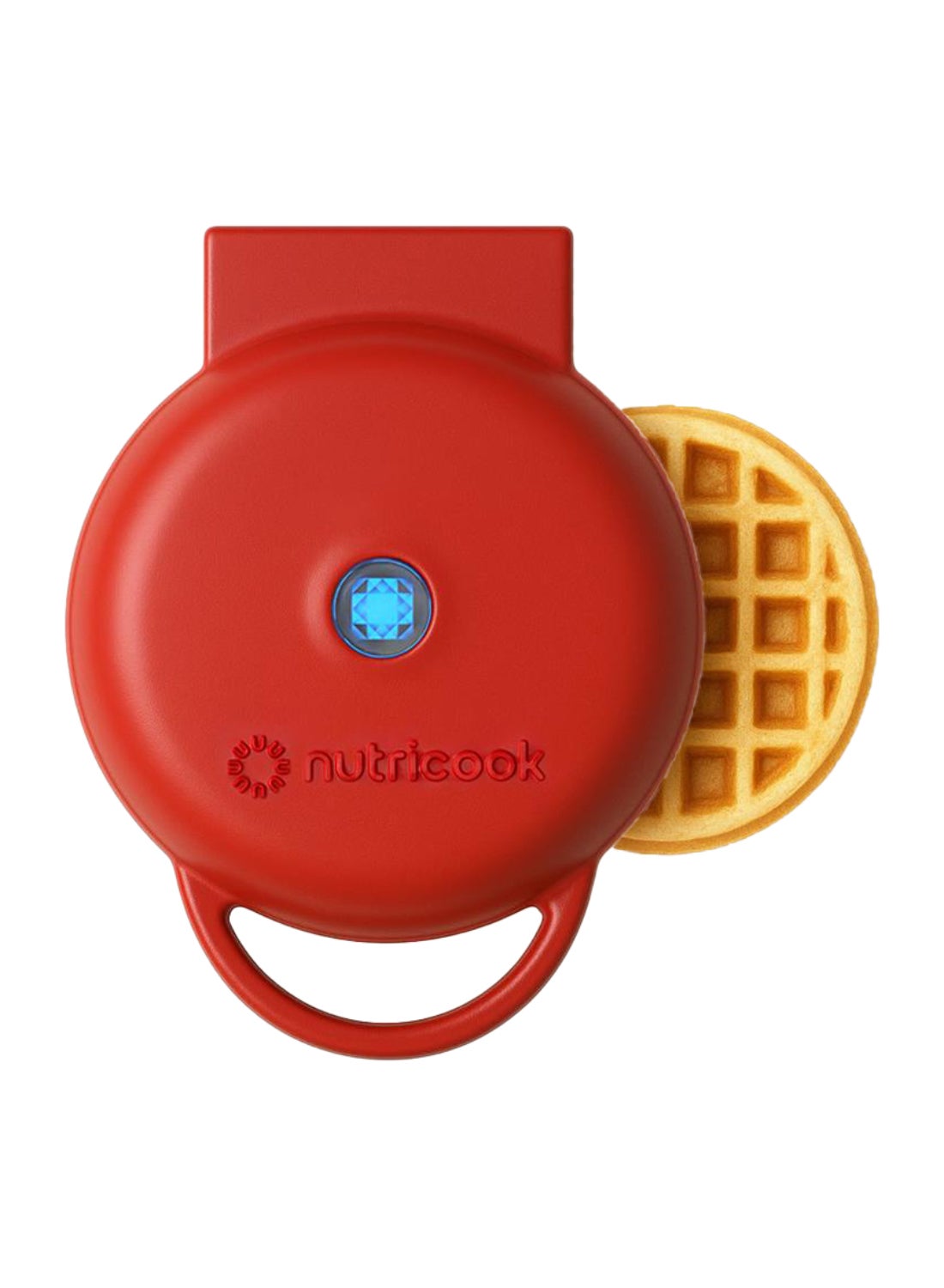 Compare Mini Waffle Maker with Quick Heating, Ceramic Coated, Toxinfree, made without PTFEs, PFOAs & other PFAs for Safer & Healthier Cooking, Easy to Clean, Perfect for Kids and Families, 2Year Warranty 420 W NCWM100R Red at KSA Price