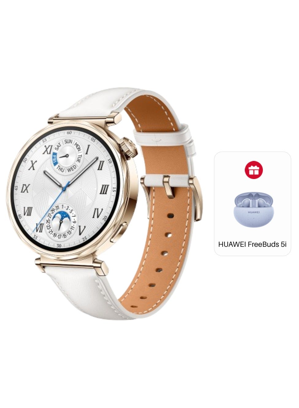 WATCH GT5 41mm Smartwatch White (with Freebuds…
