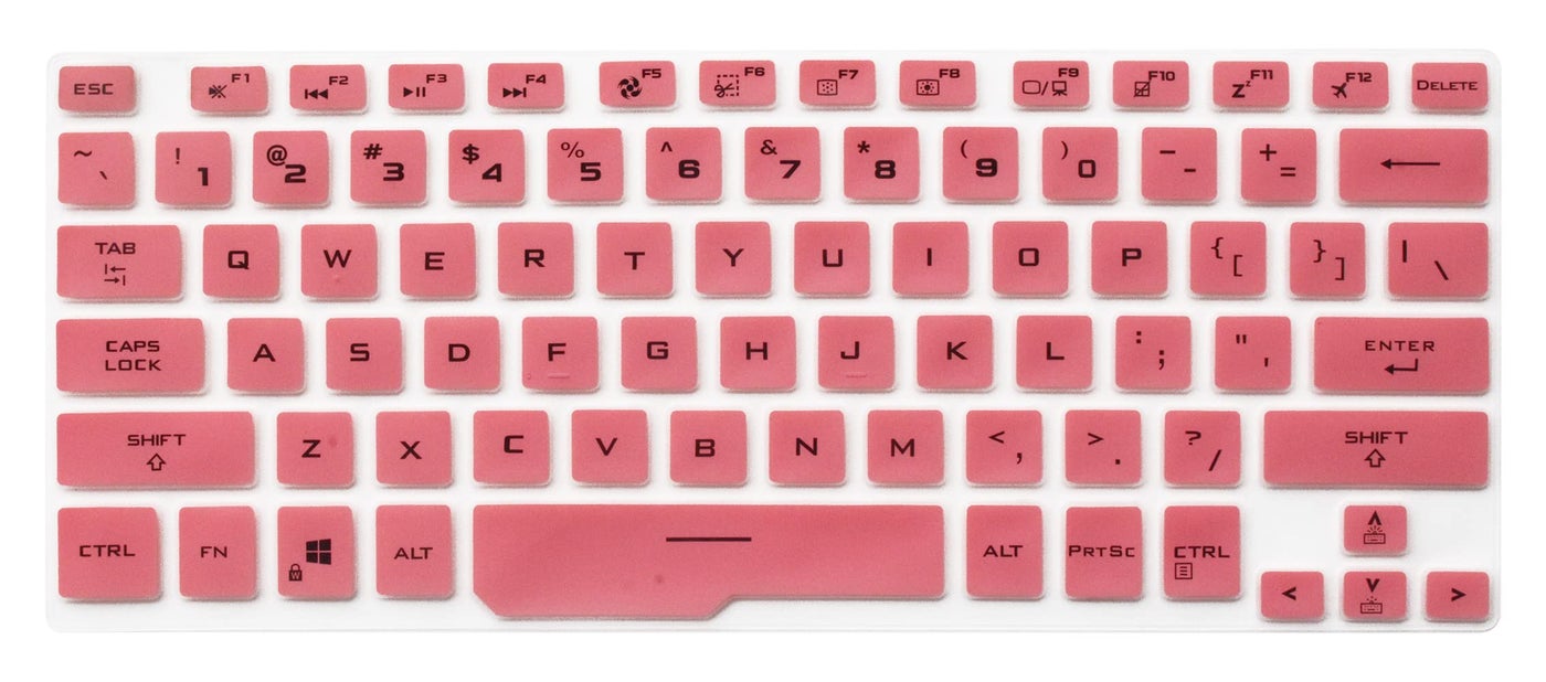 Compare JuYuish Silicone Keyboard Cover Skin Compatible with 2021 2020 2019 14 inch ASUS ROG Zephyrus G14  G14 14 VR Ready GA401 GA401QM GA401IH GA401IU GA401IV Series Pink at KSA Price