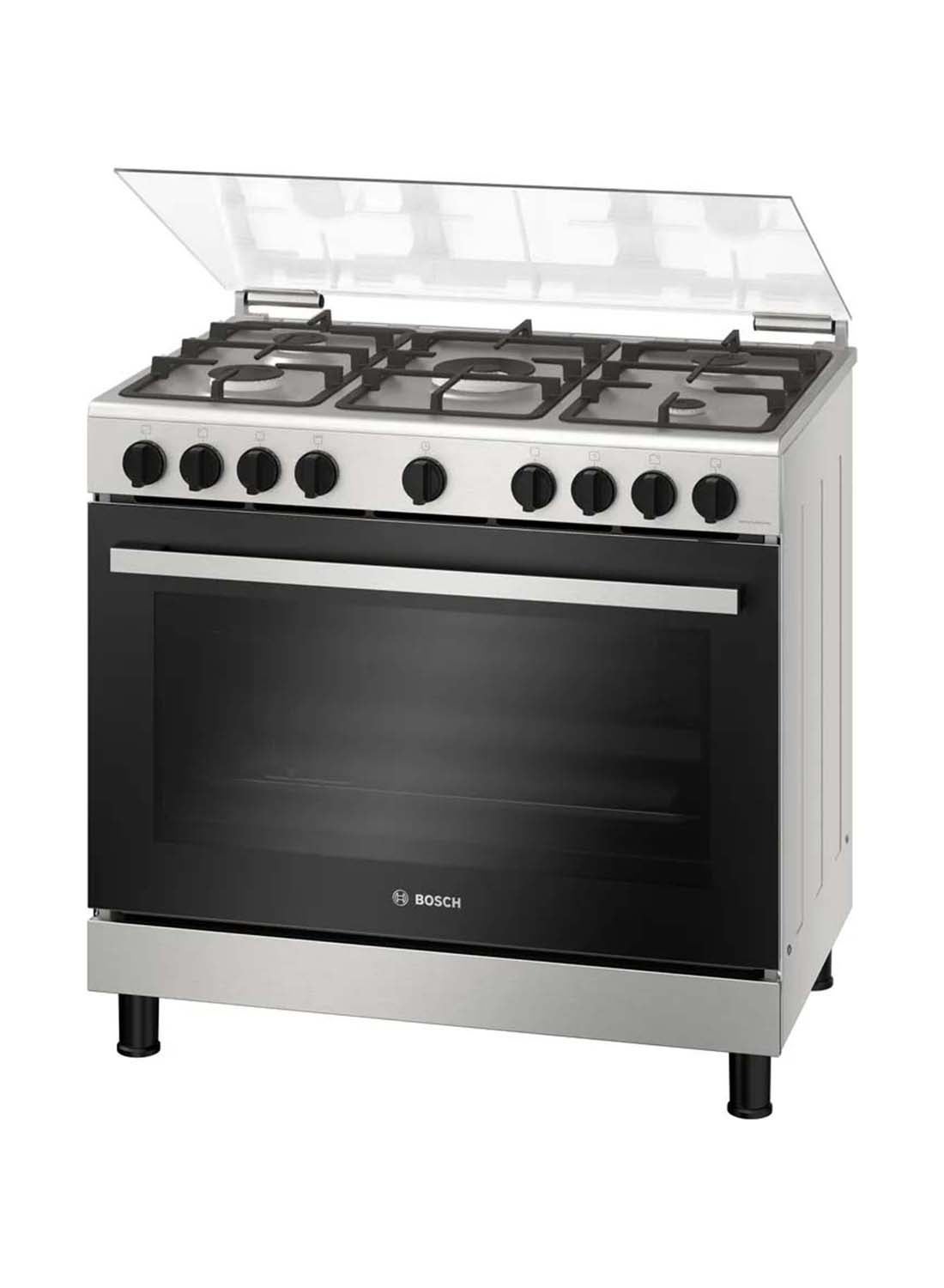 90x60 Cm Gas Range Cooker with 125L Oven, 5…