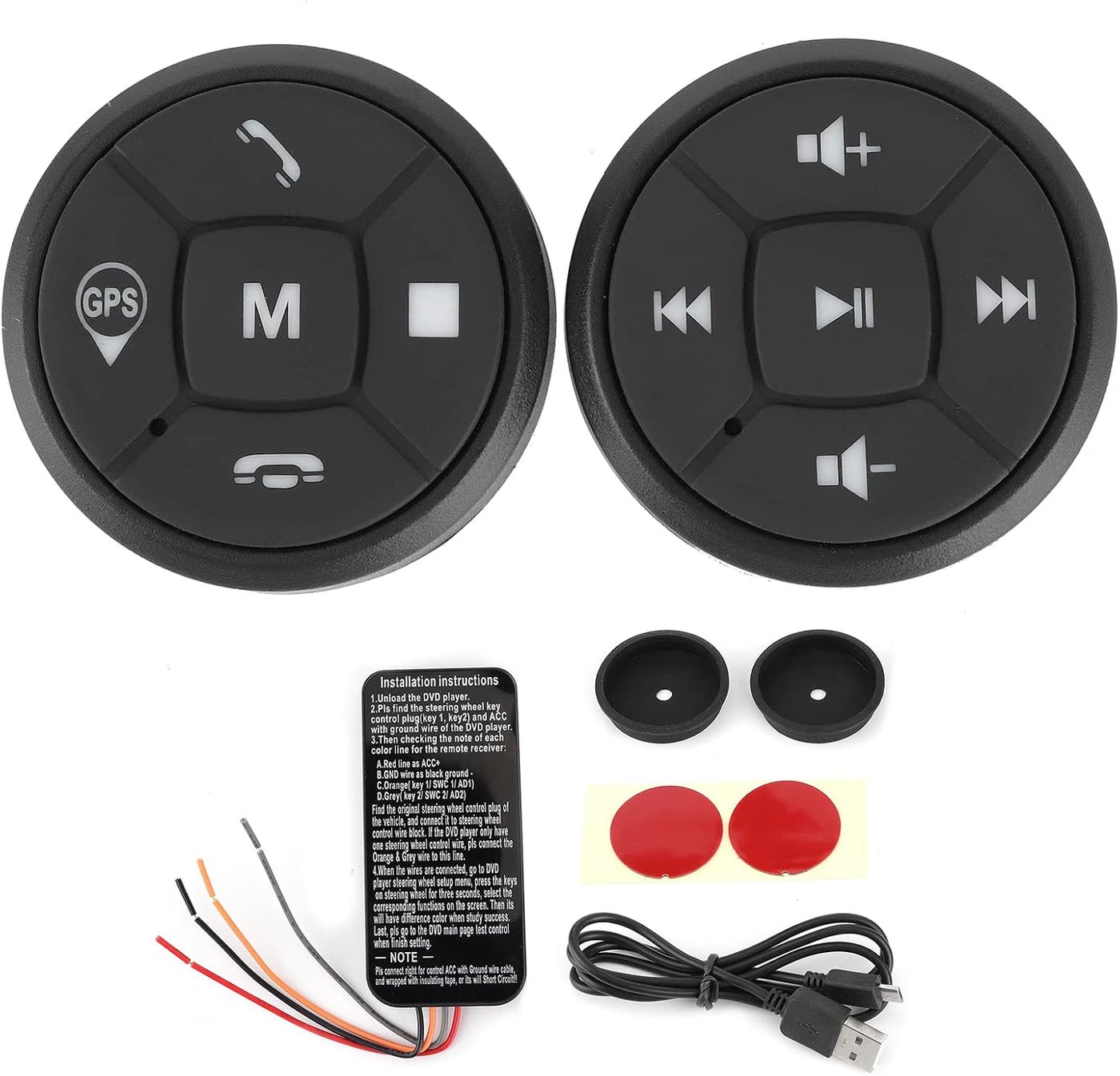 Car Steering Wheel Remote Control, Steering Wheel…