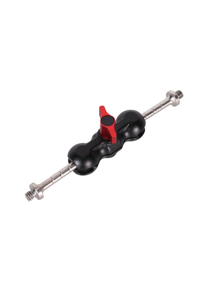 Compare Double Ball Head Universal Bracket SLR Camera Monitor Magic Handle Strange Hand Hot Boot Bracket Pea Clip Strange HandColor:Double Arm Extended Pea Bracket at KSA Price