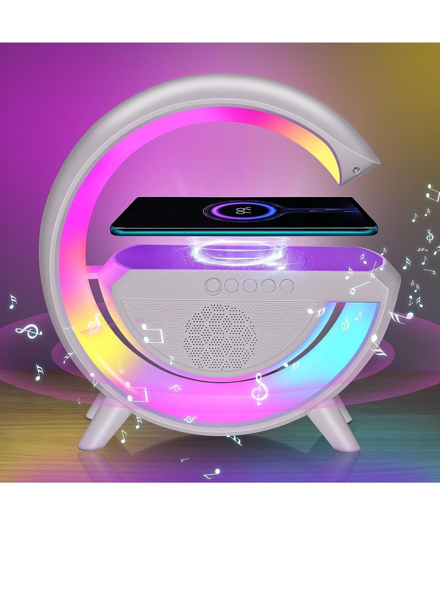Compare Bluetooth LED Wireless Charging Speaker at KSA Price