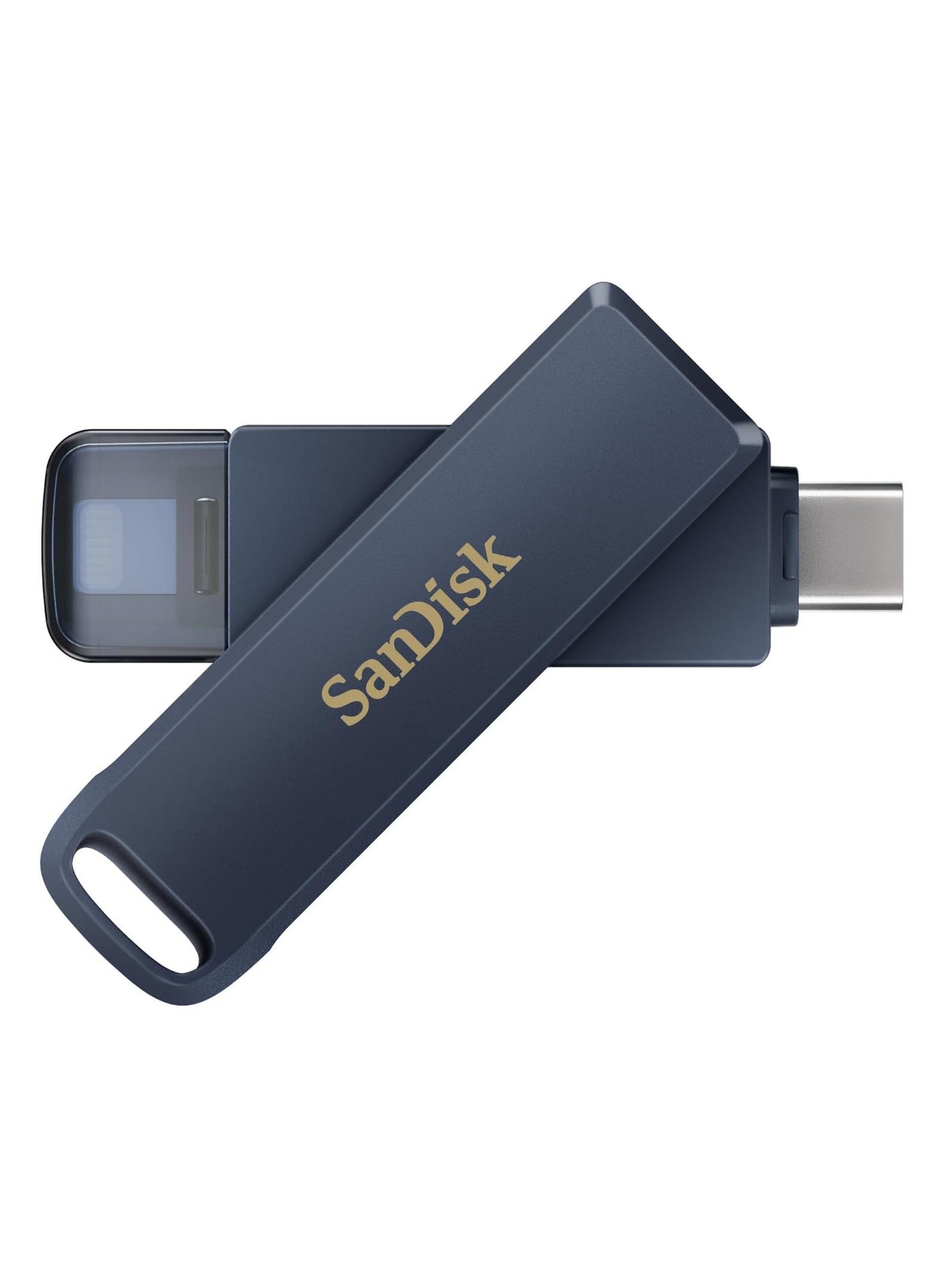 Compare 128GB Phone Drive for iPhone  The 2in1 USB for iPhone,iPad, and Computer  Flash Drive with Lightning and USB TypeC Connectors,Write Speed 120 MBps, Metallic Sky  SDIXD0N128GGN6NE at KSA Price