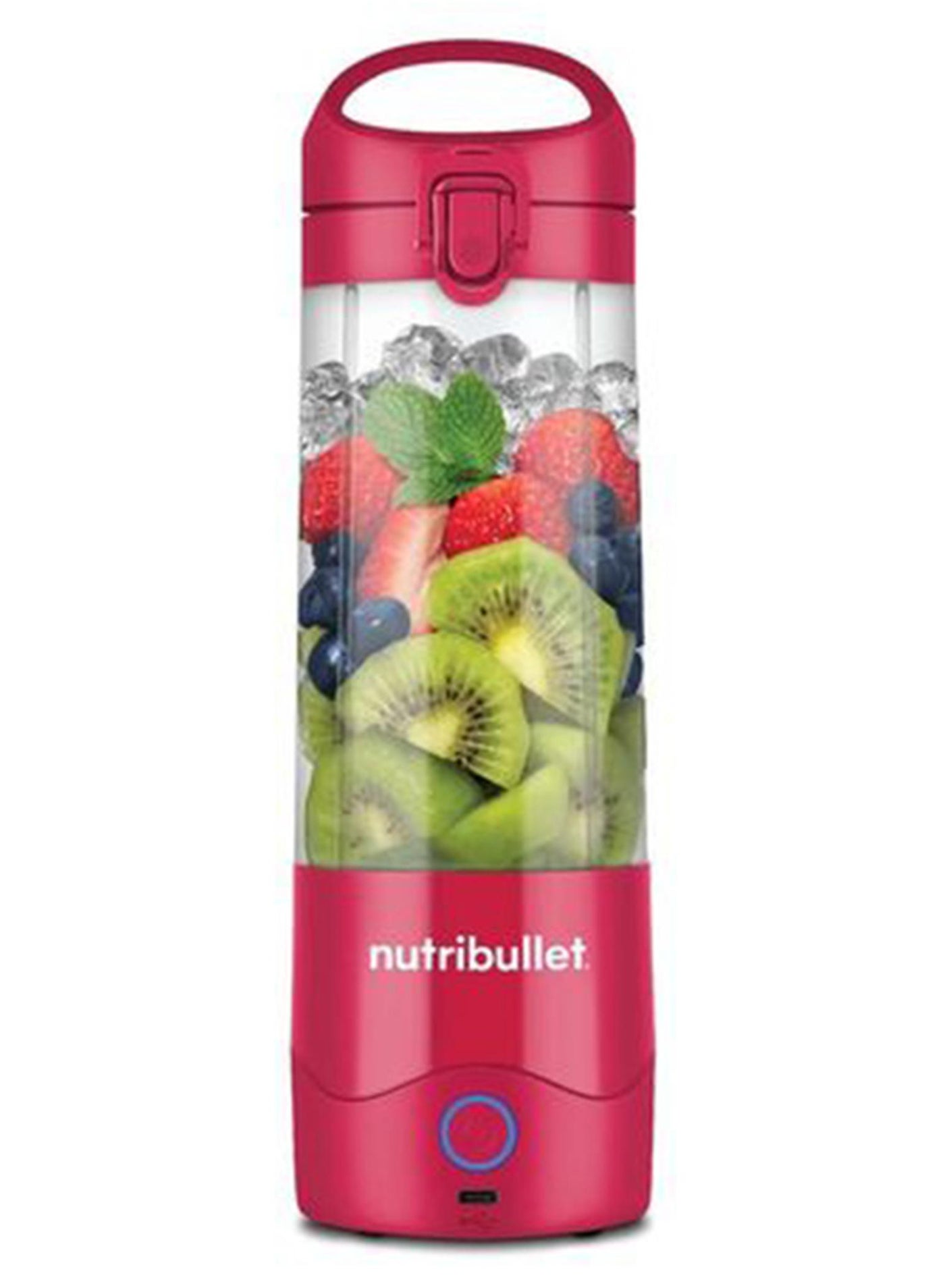 Compare Portable Blender for Protein Shake, Smoothie, Frozen Fruit & Ice, Tritan Plastic, BPAFree with Handled Sip Lid, USBC Rechargeable 2200mAh Battery, Dishwasher Safe Parts, 475 ml 100 W NBPB475M Magenta at KSA Price
