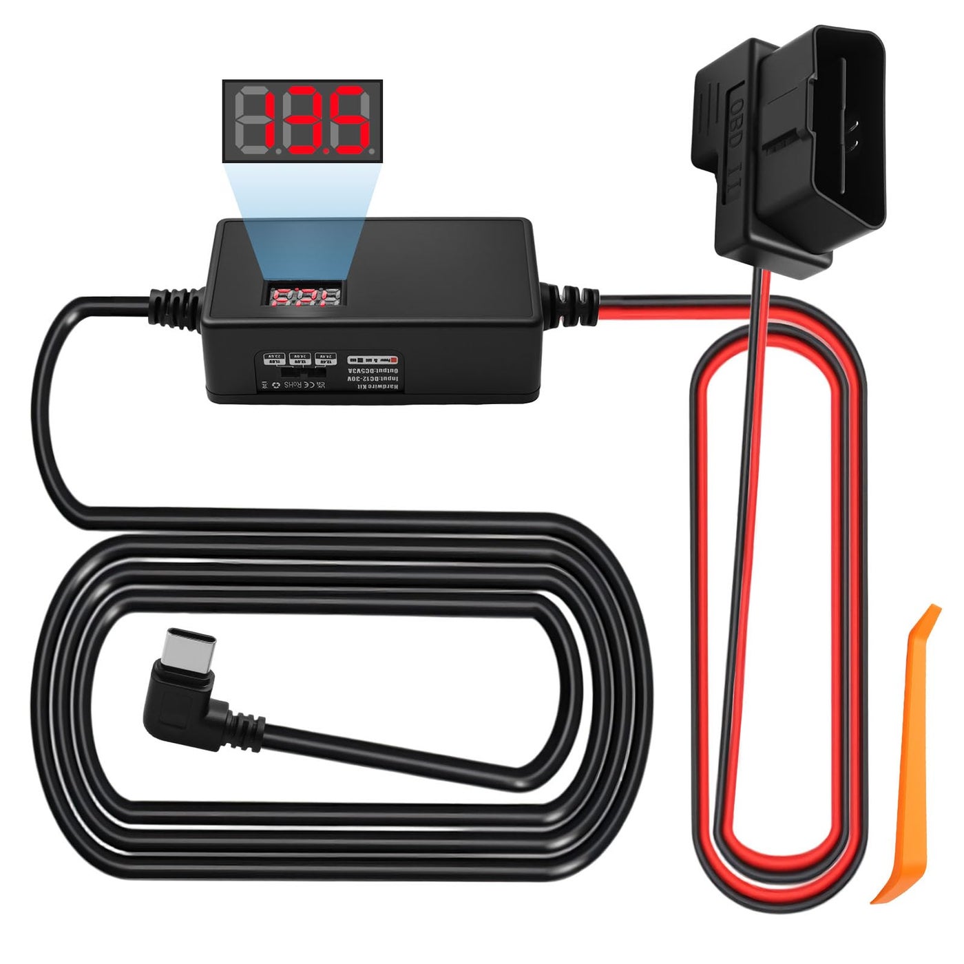 Compare Dash Cam Hardwire Kit USB C to OBD Power Cable for Dash Camera at KSA Price