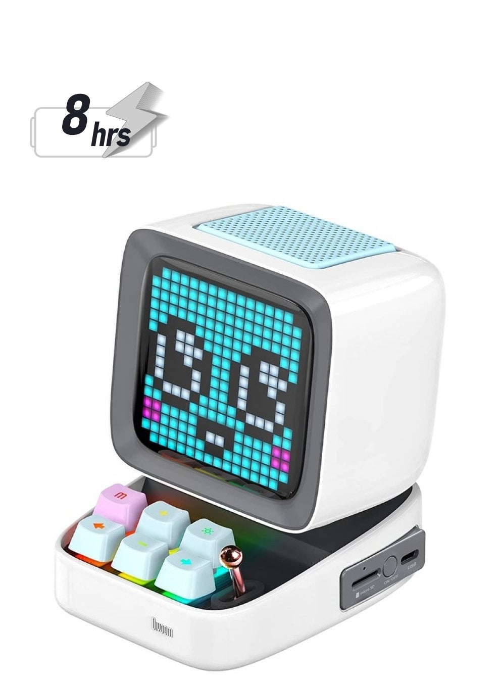 Compare Divoom Ditoo Pro Bluetooth Mini Speaker  White at KSA Price