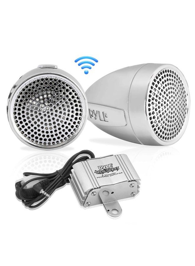Compare 300 Watt Weatherproof Motorcycle Speaker And Amplifier System WTwo 2.25 Inch Waterproof Speakers, Aux In Handlebar Mount Atv Mini Stereo Audio Receiver Kit Set  Also For Marine Boat  Plmca60 at KSA Price