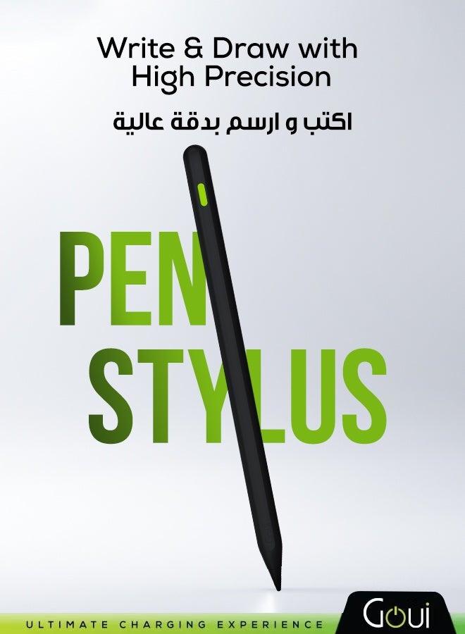Compare Pen Stylus for iPhone and iPad Black – Precision Touch with Palm Rejection, Wireless Charging, and Magnetic Attachment – Compatible with iPad 2018 and Later  Black at KSA Price