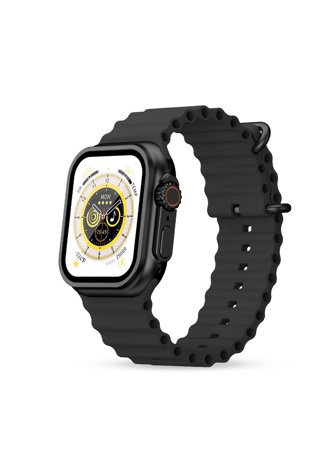 Compare Moxedo Lexor Smart Watch for Android & iOS with 1.71 Super HD AMOLED Display Wireless Charging, Bluetooth Calling, Chat GPT, 100+ Sports Modes, Fitness & Health Tracker, IP67 Waterproof Black at KSA Price