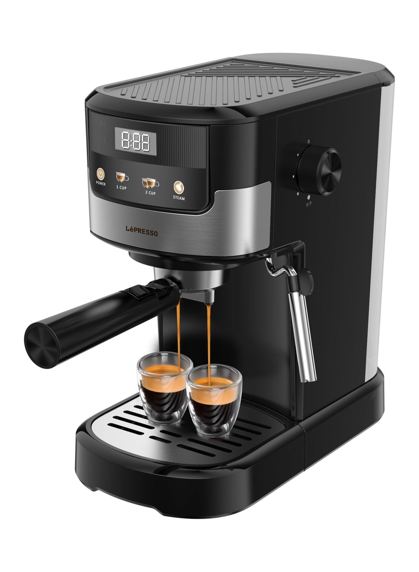 Suprema Espresso Coffee Machine with Milk Frother…