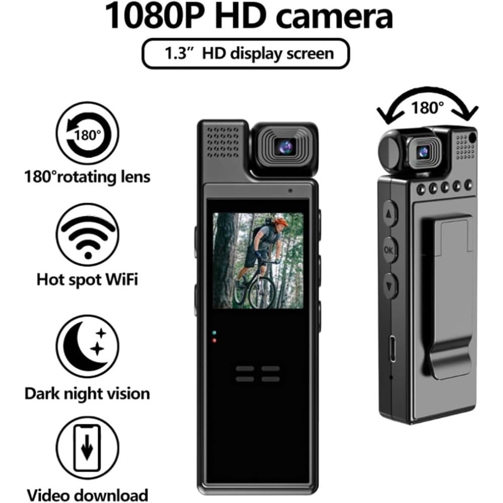 4K Thumb Action Camera, Portable POV Wearable…