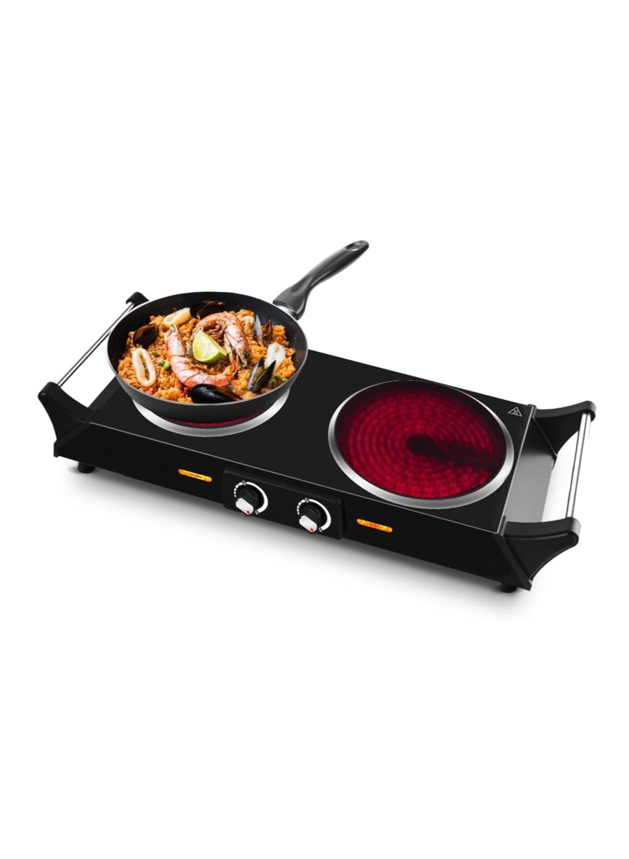Electric Double Hot Plate, 1200W+900W Infrared…