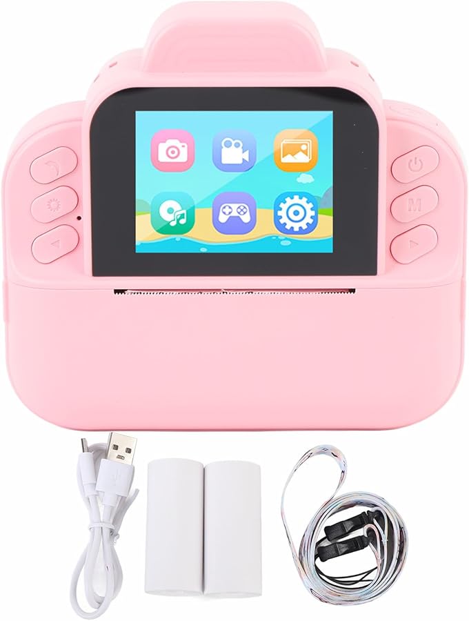 Kids Instant Print Camera 48MP 6X Zoom 1080P HD…