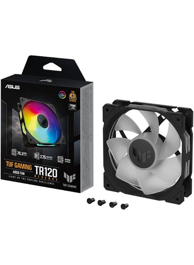 TUF Gaming TR120 ARGB Reverse Blade Fan. 120mm…