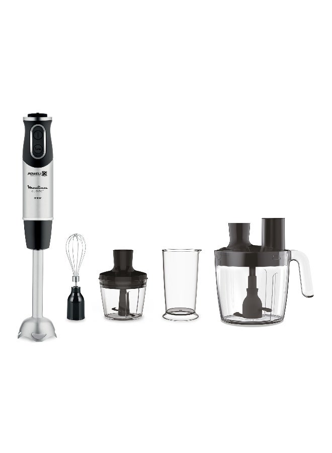 Compare MOULINEX Quickchef 4In1 Hand Blender, 1000 Watts,  3 L Food Proceesor + 500 Ml Chopper, Stainless Steel,  Dd65J827, min 2 yrs warranty DD65J827 Stainless Steel  Dark Grey at KSA Price
