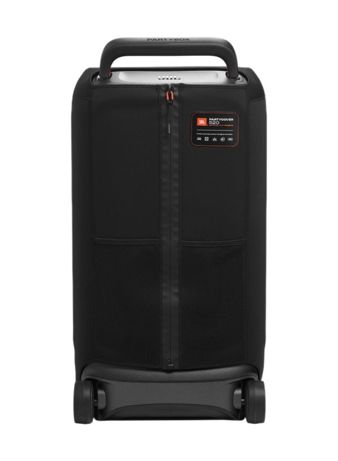 Compare JBL PartyBox 520 Speaker + Premium Cover – 400?W Party Speaker with Lightshow, 15?Hrs Battery, IPX4 + Custom Fit Waterproof Cover JBLPARTYBOX520EU+JBLPBCOV520 black at KSA Price