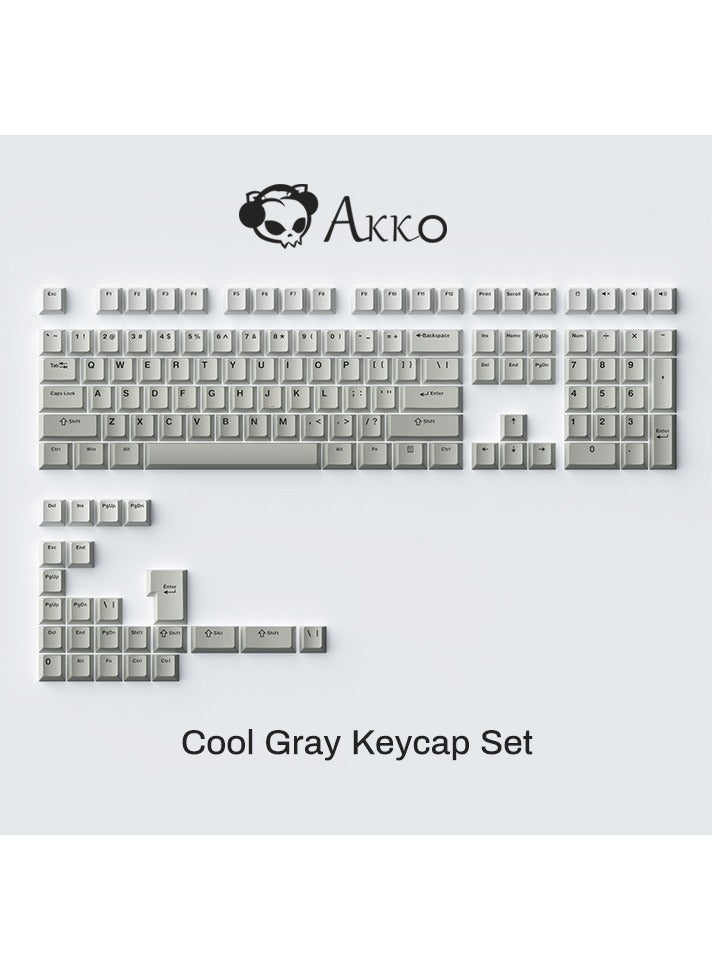 Compare Akko Cool Gray Keycap Set  132Key at KSA Price