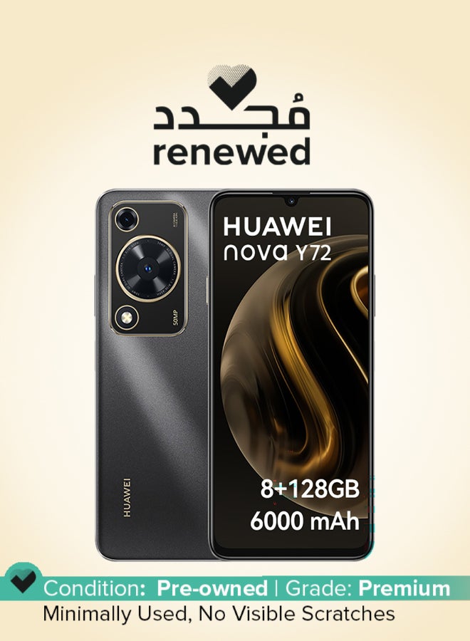 Compare Renewed  Nova Y72 Dual SIM Black 8GB RAM 128GB 4G  International Version at KSA Price