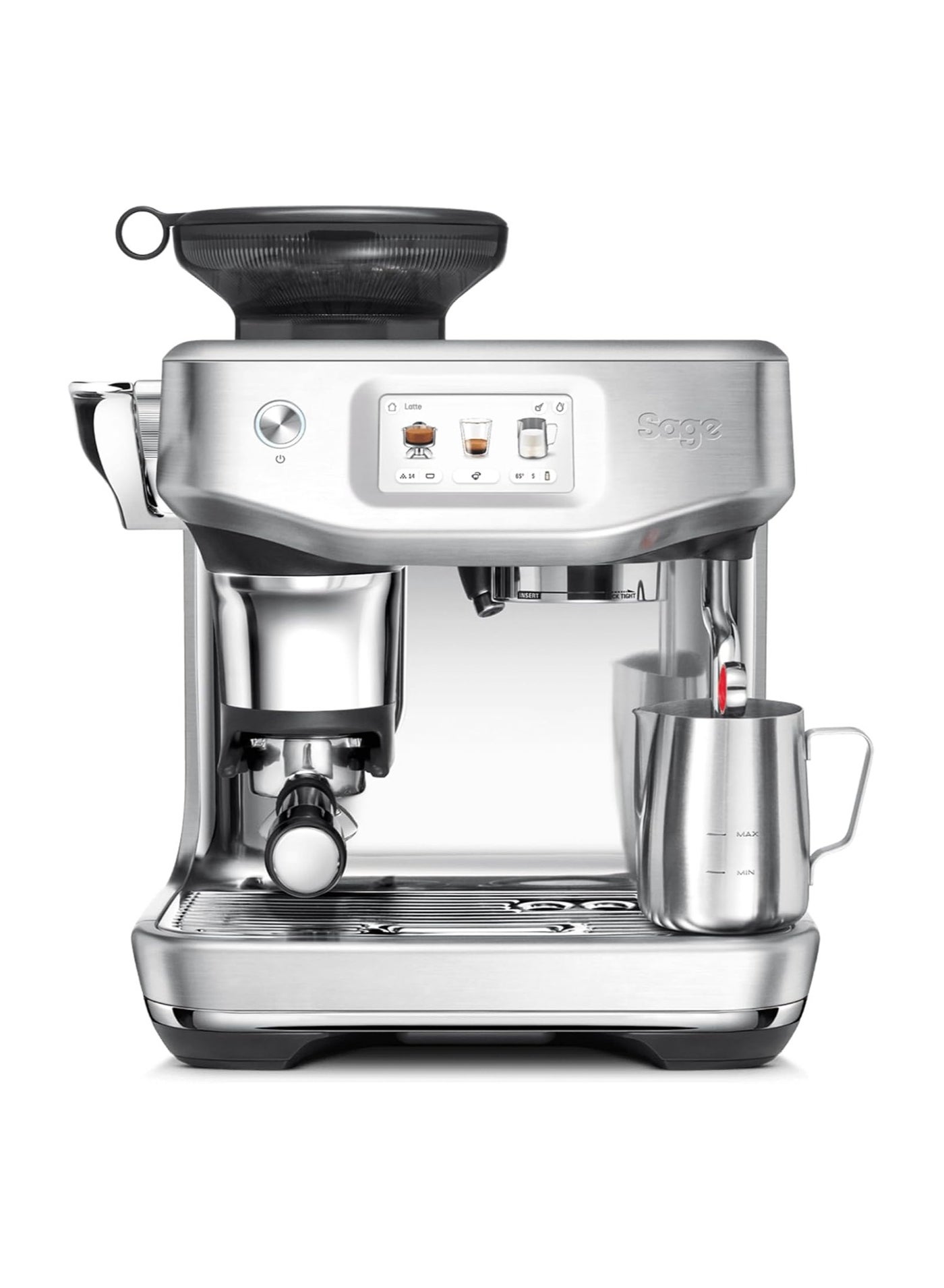 Compare The Barista Touch Impress –BeantoCup Espresso Machine,HandsFree microfoam,ThermoJet Heating,Cold Brew Function,Touchscreen –Brushed Stainless Steel  UAE Version,2 Year Manufacturer Warranty at KSA Price