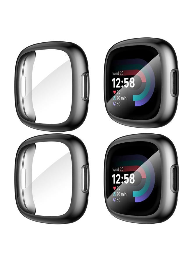 [4-Pack] for Fitbit Sense 2 /Versa 4 Screen…
