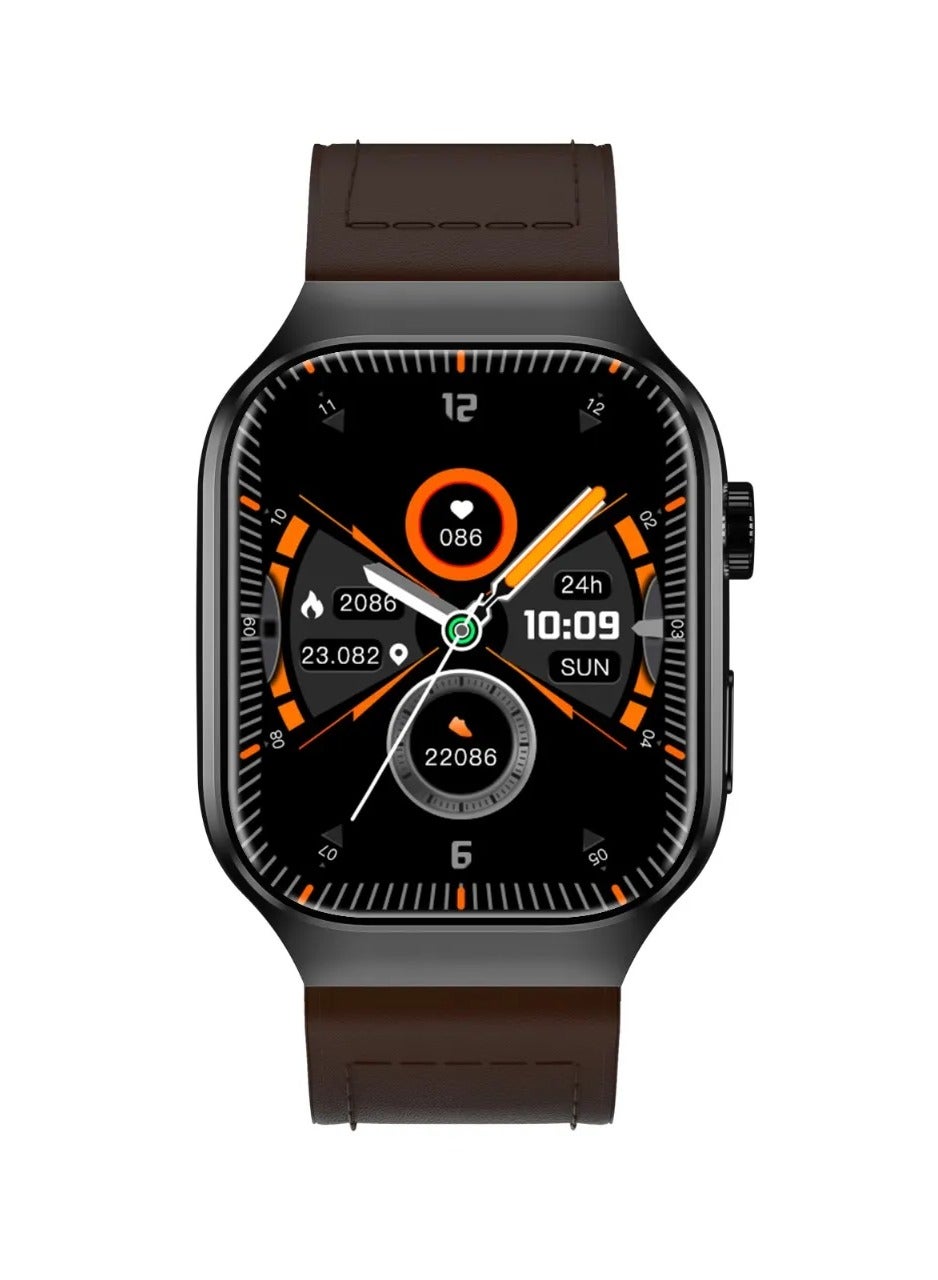 Compare Smart Watch Ridge with Working Time 5 Days & Waterproof IP65 Always On Display  Bluetooth Calls  Magnetic Charging  Exercise Records  Watches Compatible With Android iOS  Music Player  Black & Brown at KSA Price