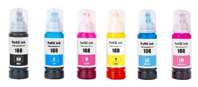 Compare NexNova® 108 6Color Compatible Ink Set for Epson L8050 L18050 70 ml Multipack at KSA Price