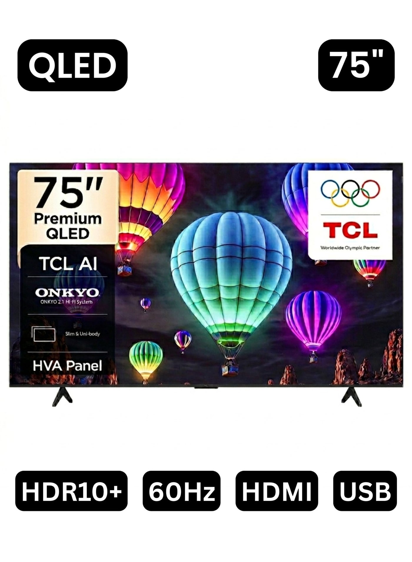 75-inch T69D Premium QLED 4K Smart TV (2026 UAE Version)…